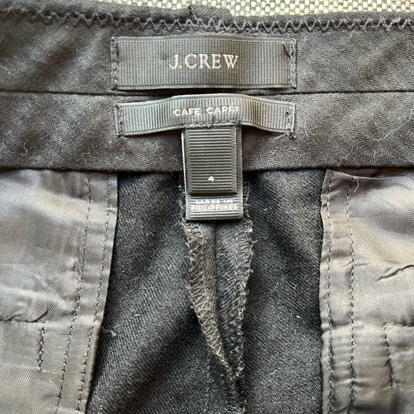 🍋 J.Crew 100% Wool Cafe Capris , Size: 4 - Picture 11 of 16